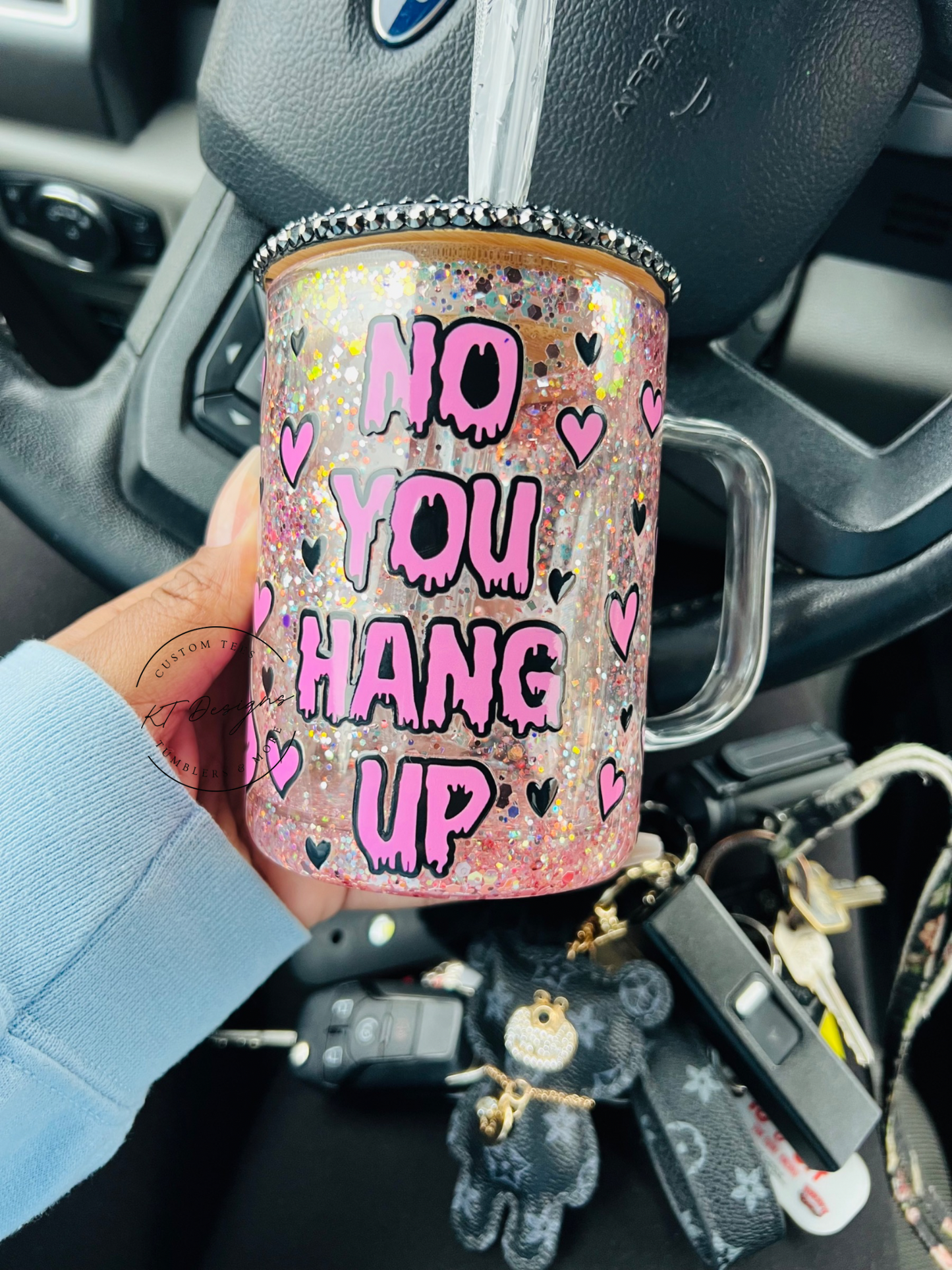 No You Hang Up (SnowGlobe Mug)