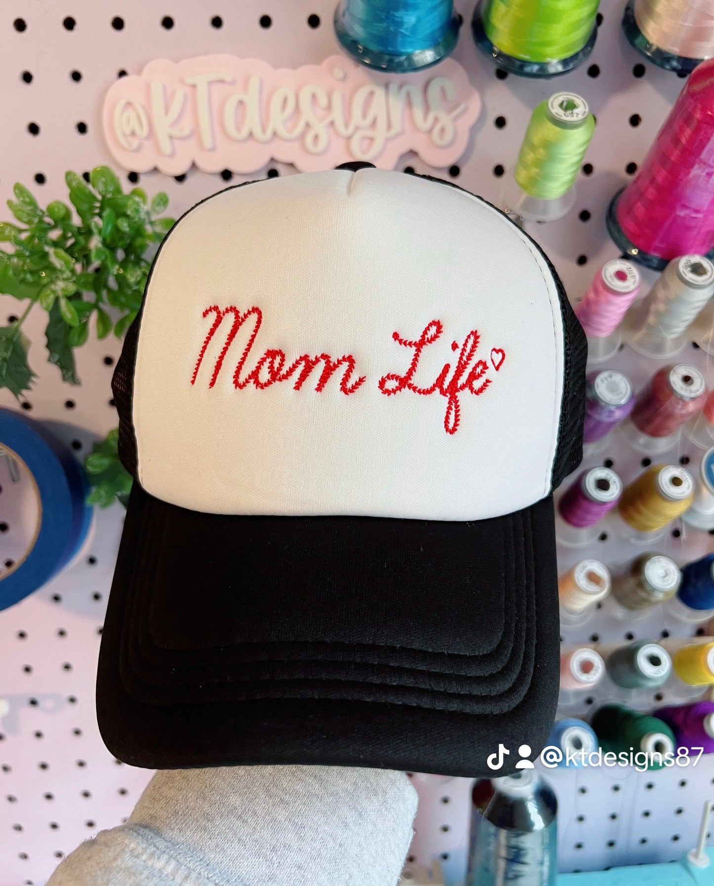 Mom Life Hat (baseball stitches)