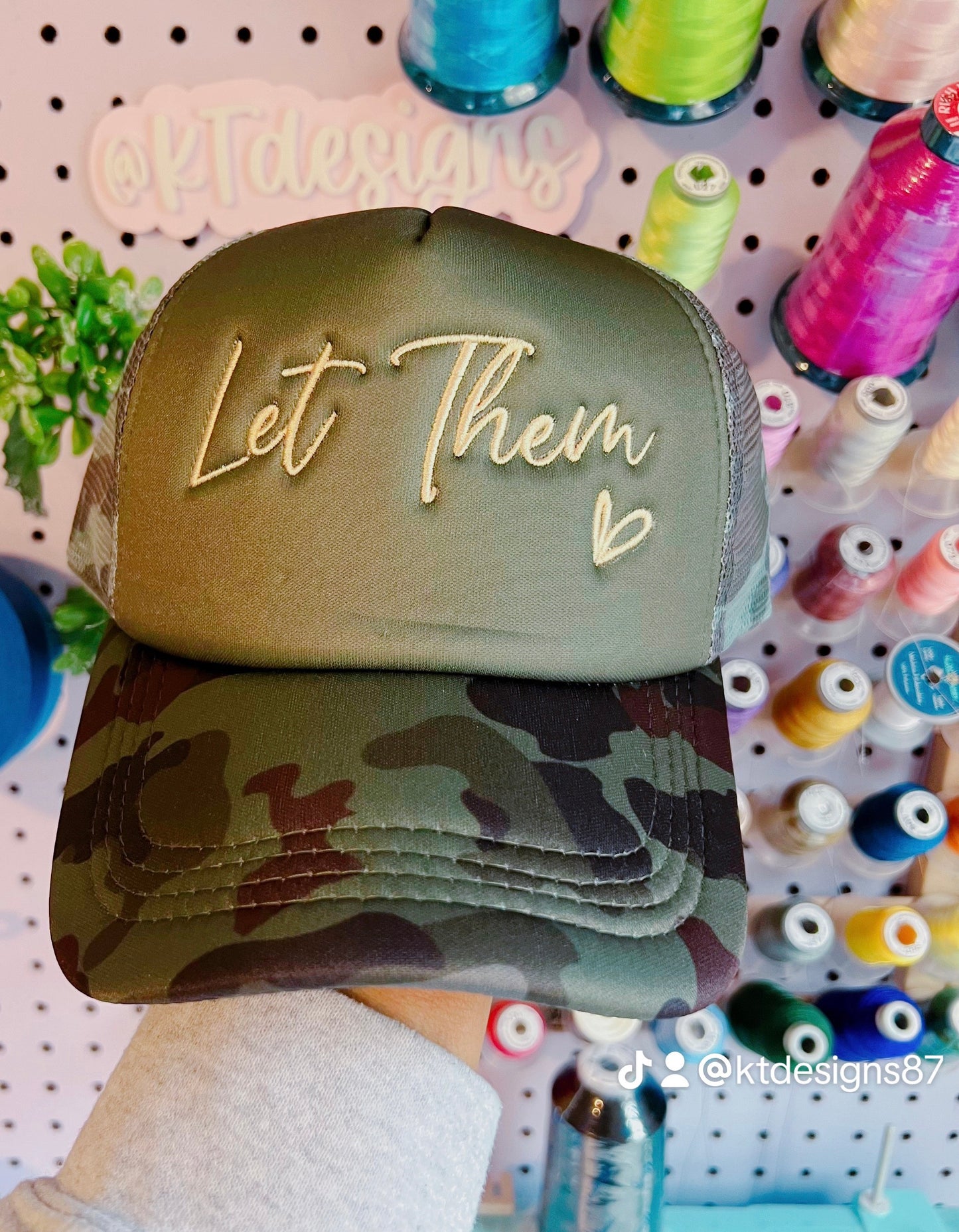 Let Them Embroidered Hat