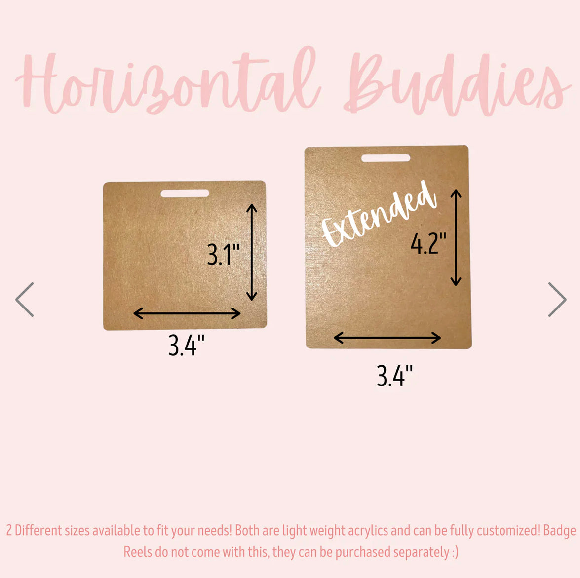 Custom Horizontal Buddies