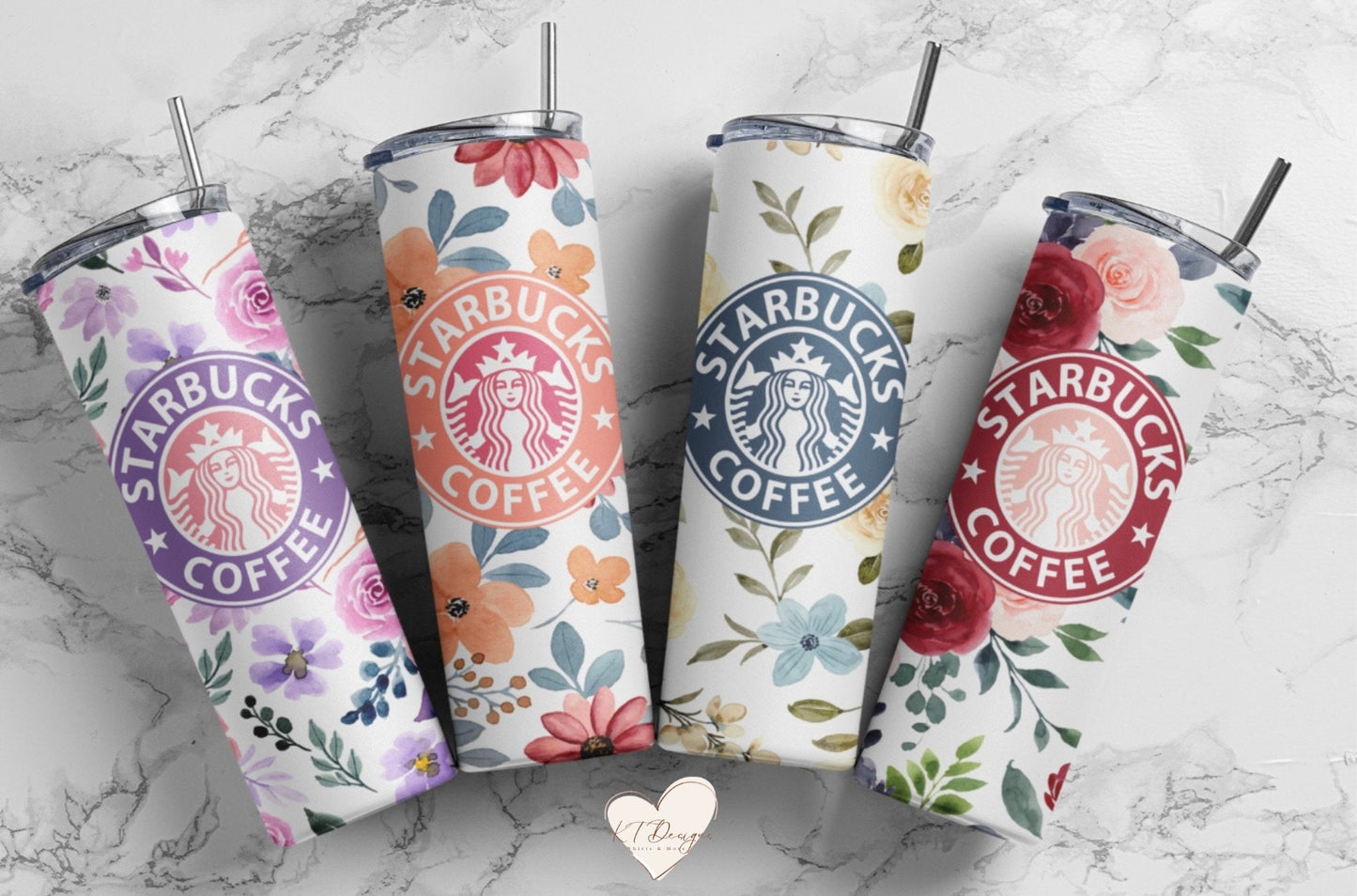 Floral Coffee Watercolors