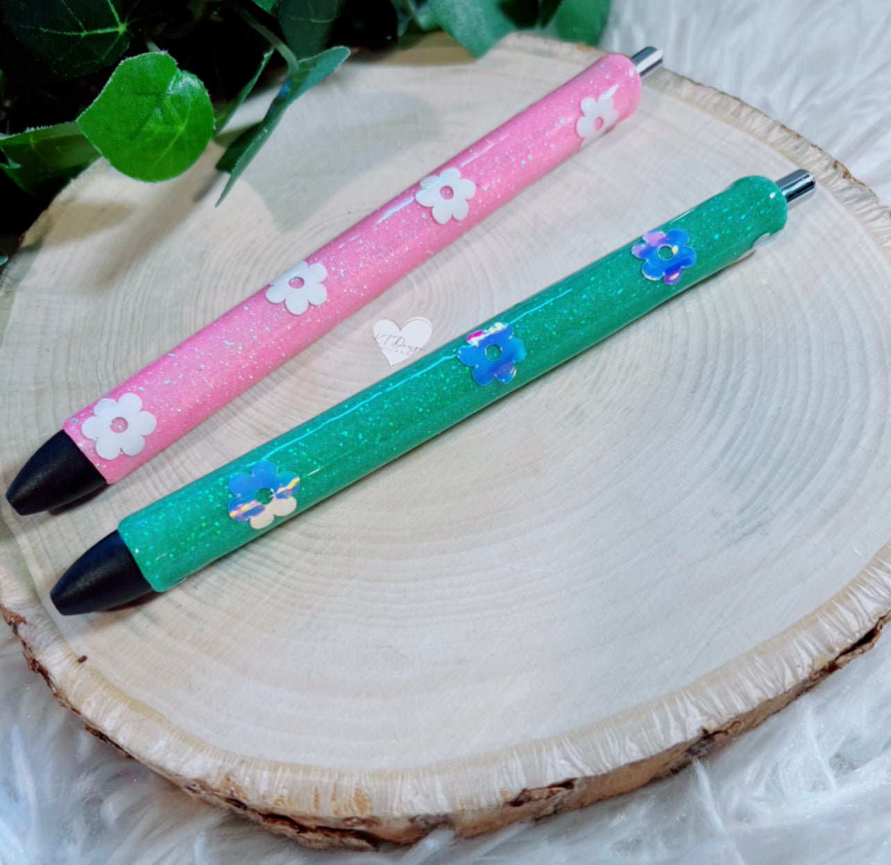 Spring Glitter Pens