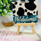 Cow Phlebotomist Badge Buddy