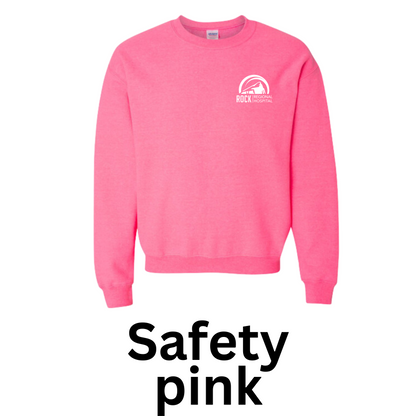 Gildan 50/50 Sweatshirt (Embroidered Left Chest)