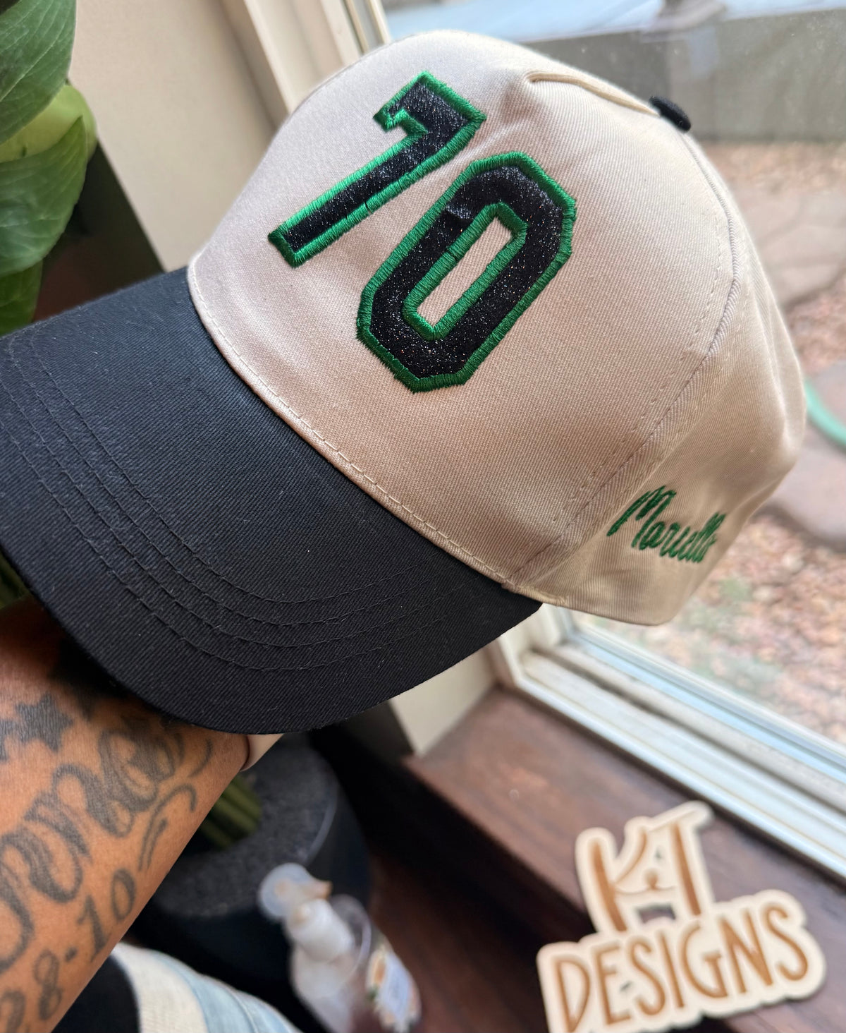 Custom Glitter Mom Hats