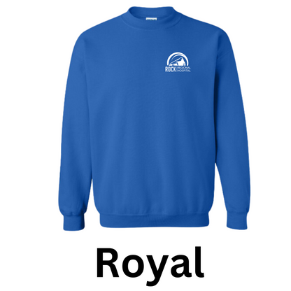 Gildan 50/50 Sweatshirt (Embroidered Left Chest)