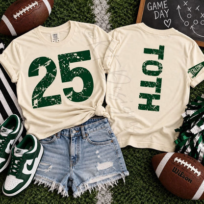 Oversized Number/Name Tee(read description below)