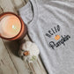 Embroidered Hello Pumpkin