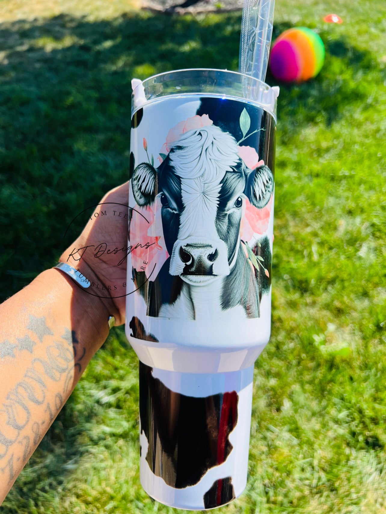 Floral Cow