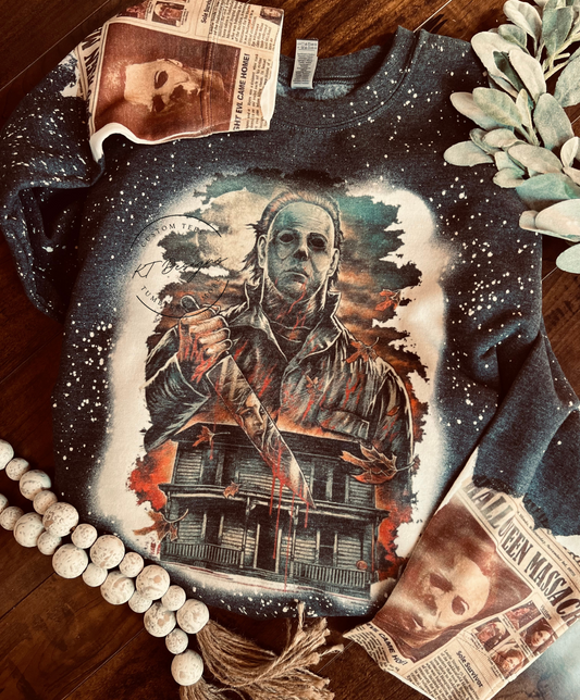 Michael Myers Bleached Sweatshirt