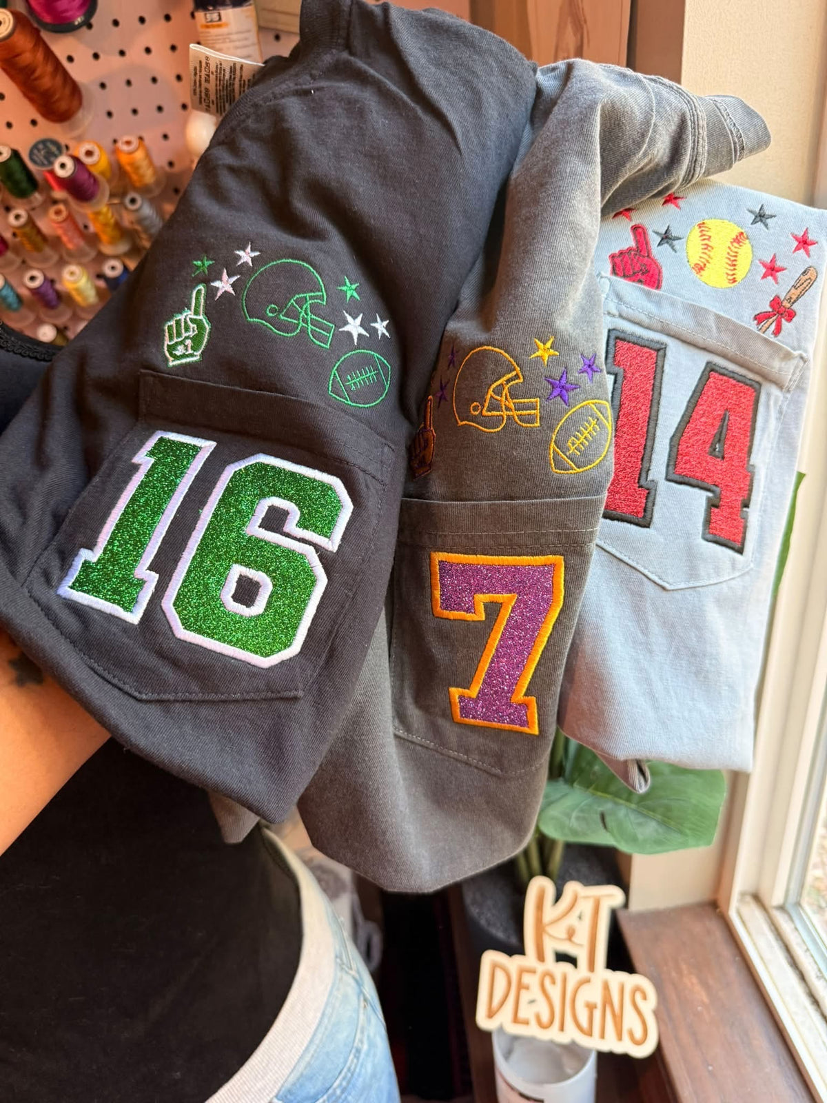 Peekaboo pocket Tees (read description below)