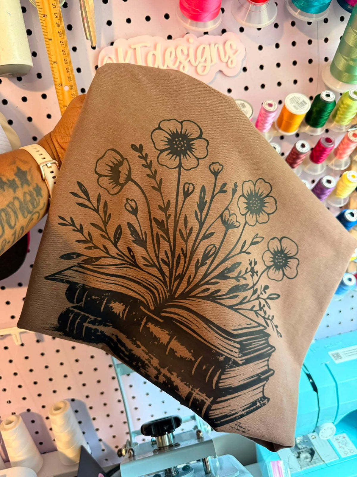 Floral Book Lover