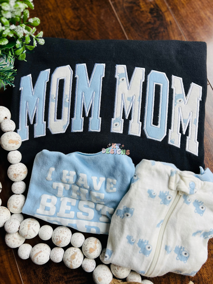 Mama Onesie Appliqué Sweatshirt(read description)