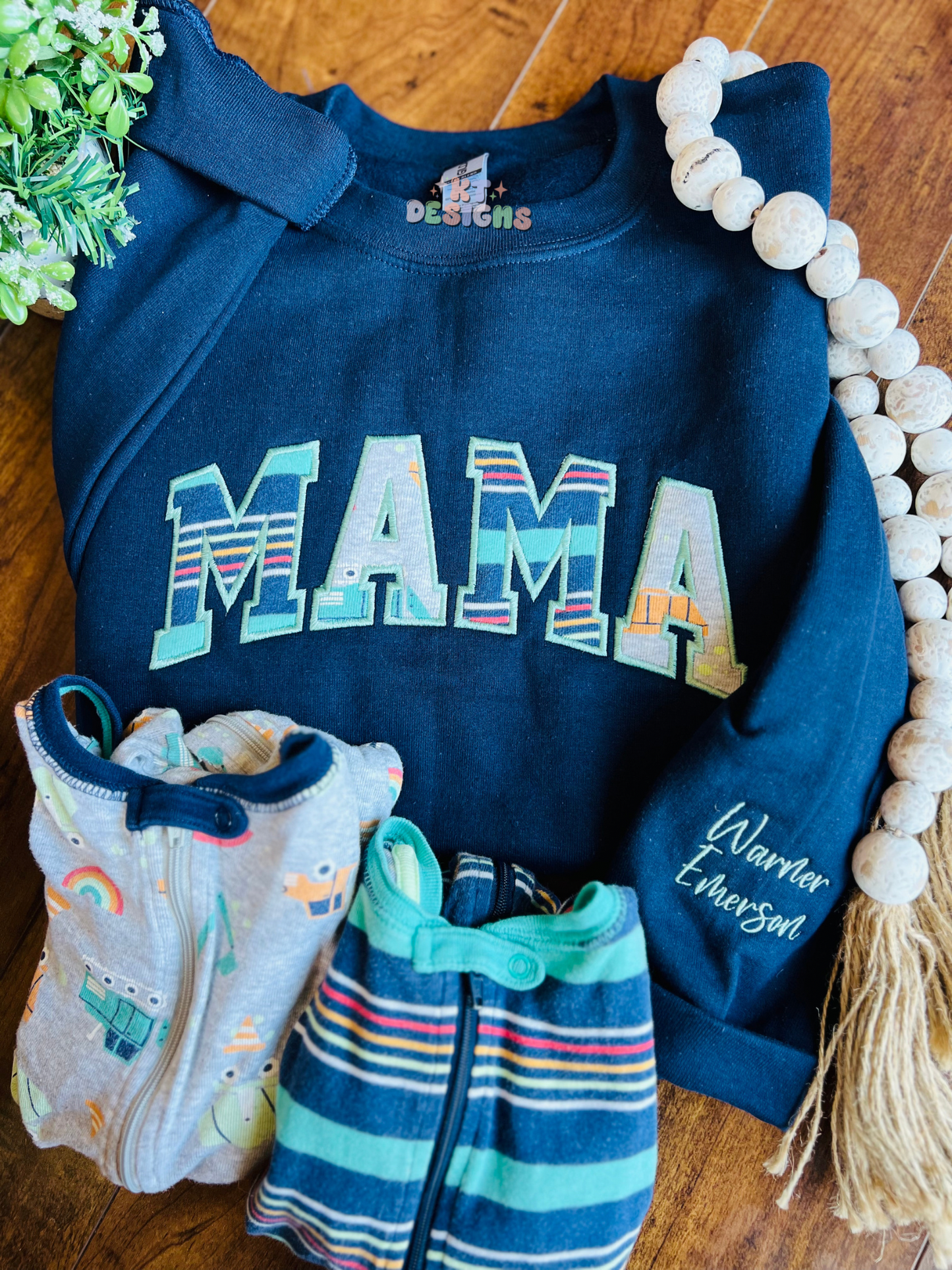 Mama Onesie Appliqué Sweatshirt