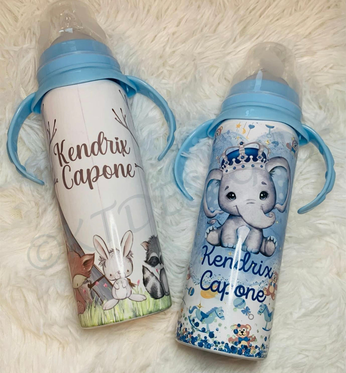 Blue Top Baby Bottles