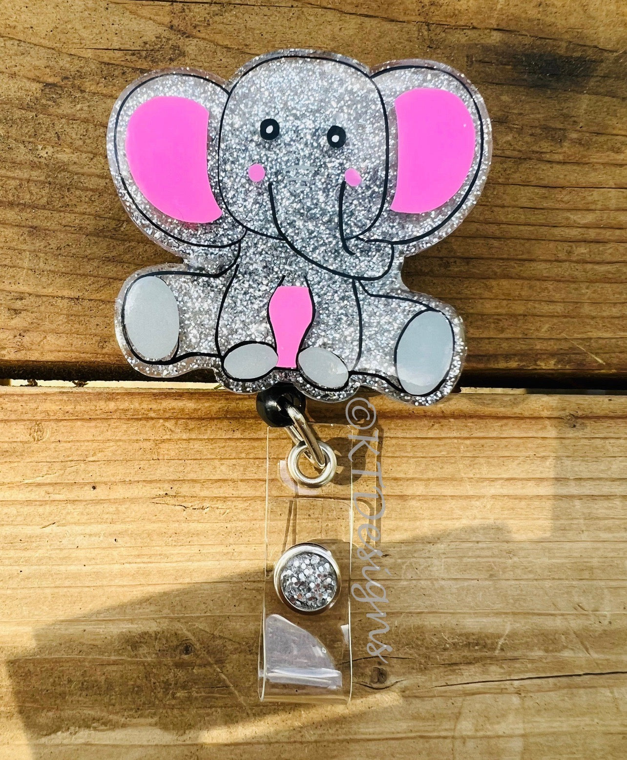 Elephant Badge Reel