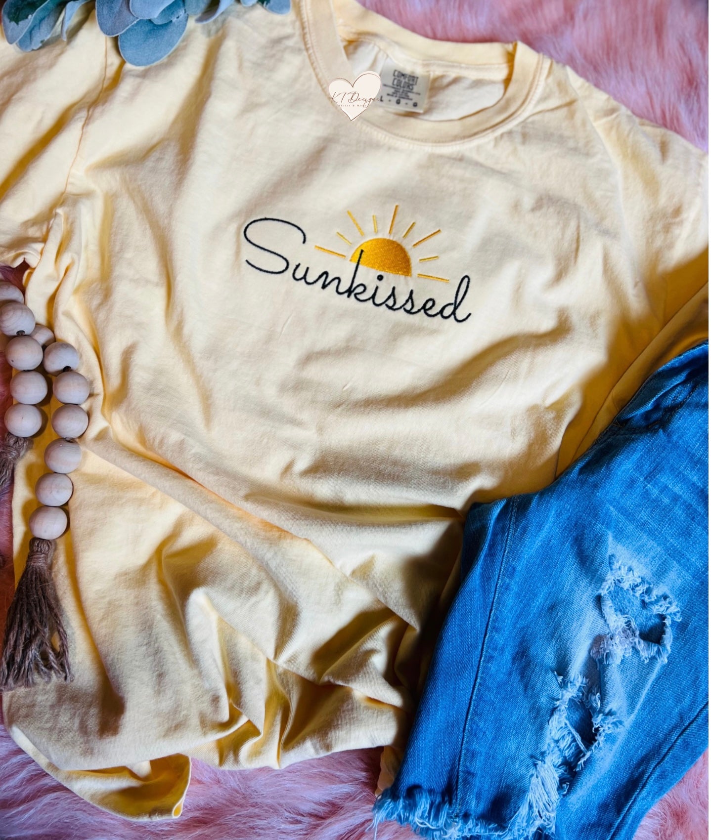 Embroidered Sunkissed