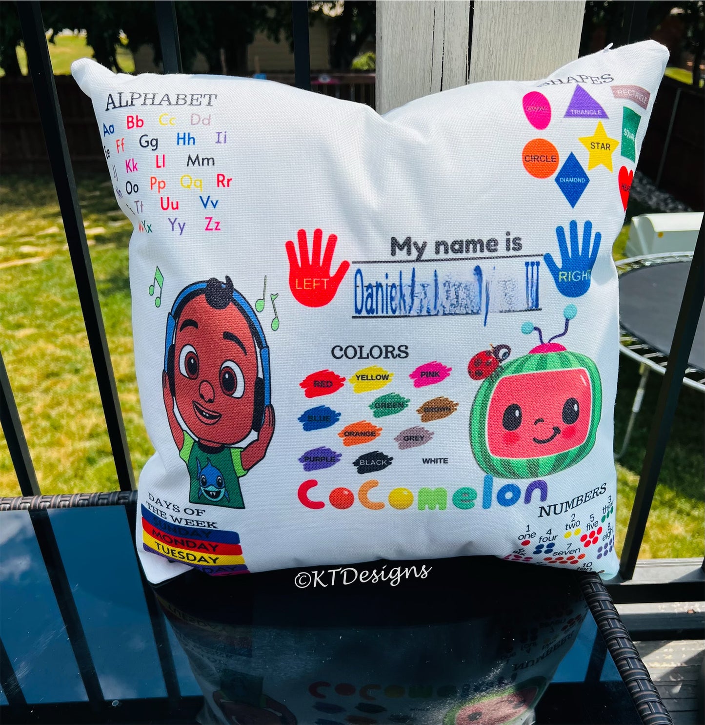 Cocomelon Learning Pillow