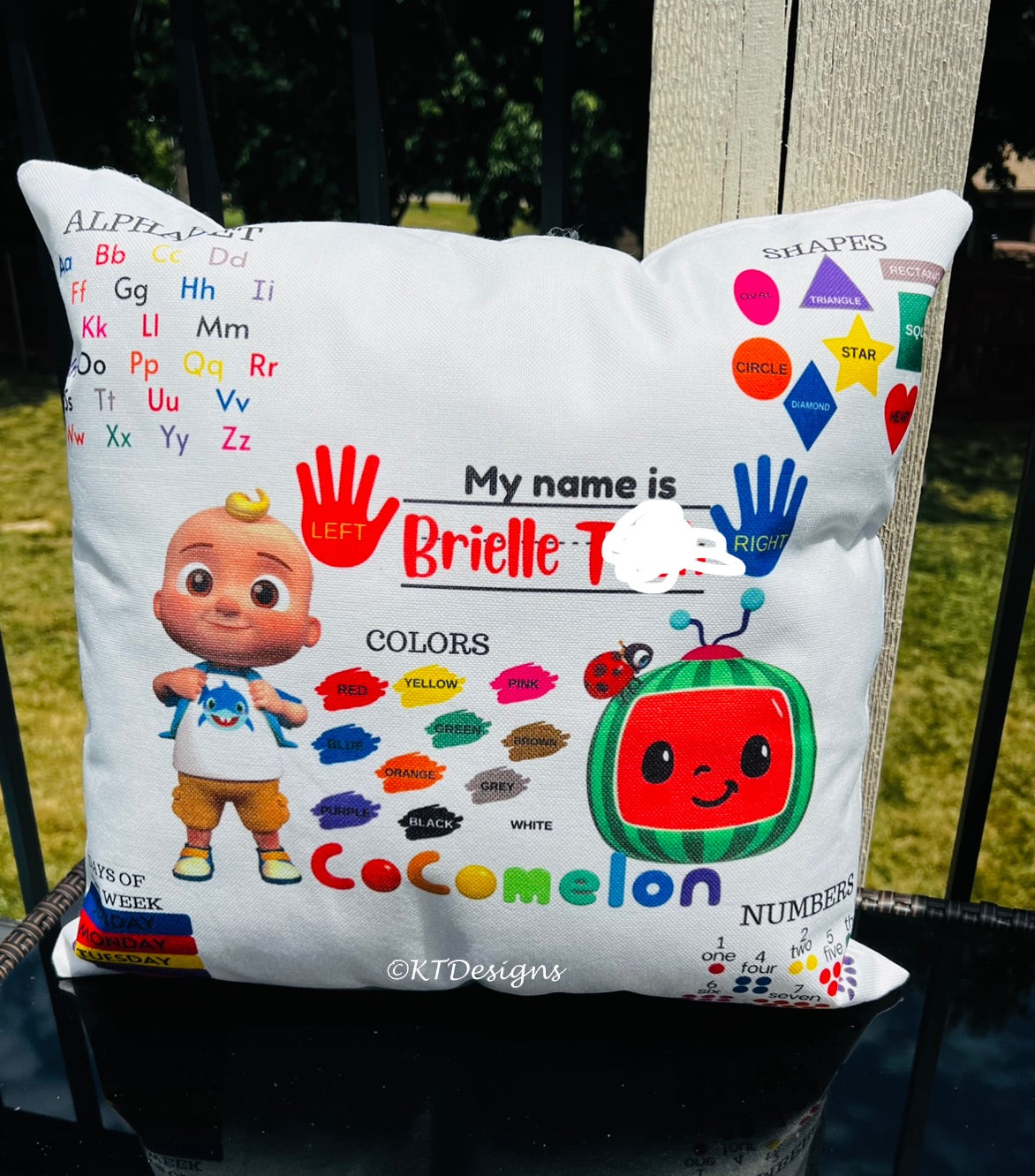 Cocomelon Learning Pillow