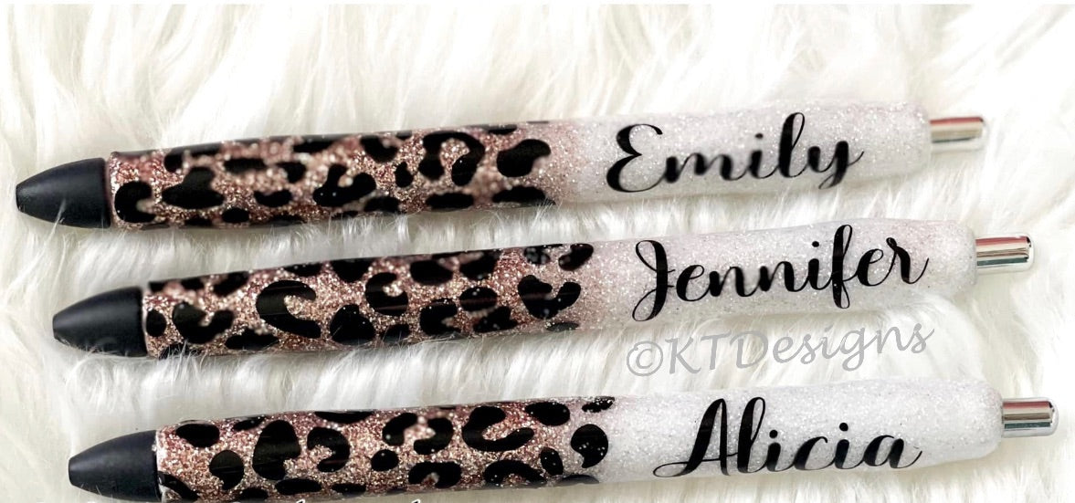 Leopard Print Epoxy Pen