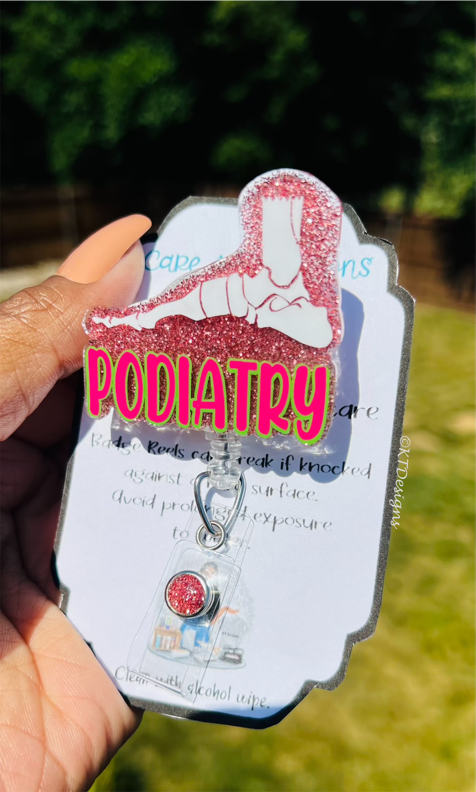 Podiatry Badge Reel